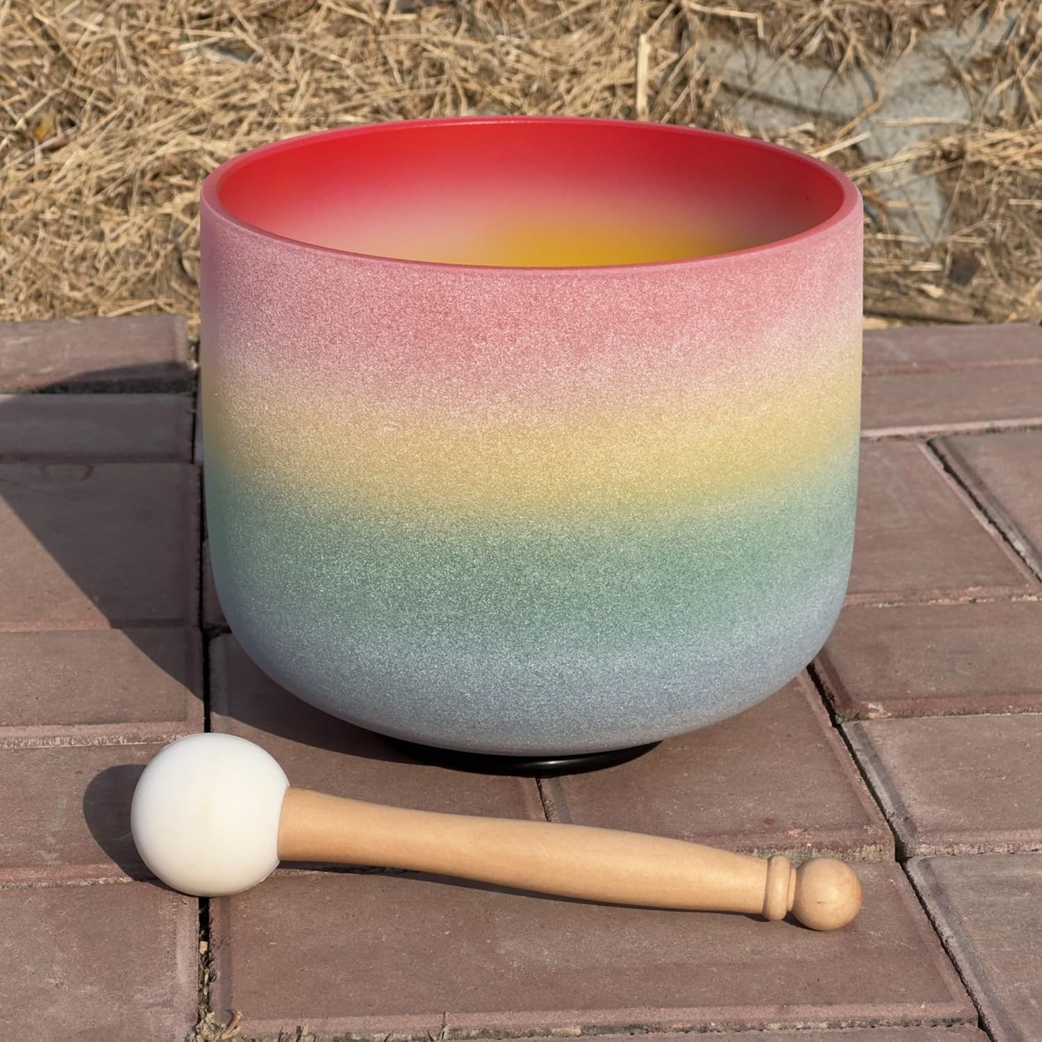 528Hz 8 Inch C Note Crystal Singing Bowl
