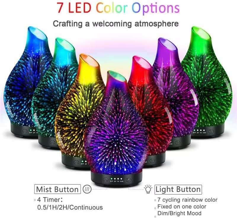 Art Glass Essential Oil Diffuser 120ml
